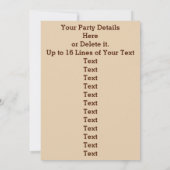 パーソナライズされたヴィンテージ野球パーティの招待状 招待状 (裏面)
