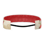 パーソナライズされたヴィンテージ野球名番号レトロ アスレチックヘッドバンド (裏面)