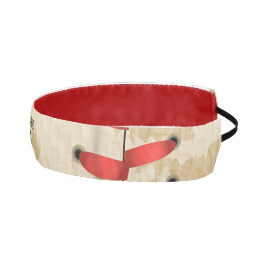 パーソナライズされたヴィンテージ野球名番号レトロ アスレチックヘッドバンド (右)