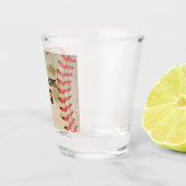 パーソナライズされたヴィンテージ野球名番号レトロ ショットグラス (右)