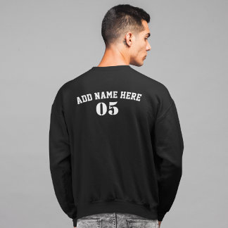 パーソナライズされたヴィンテージ野球名番号レトロ スウェットシャツ