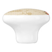 パーソナライズされたヴィンテージ野球名番号レトロ セラミックノブ (側面)