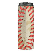 パーソナライズされたヴィンテージ野球名番号レトロ タンブラー (裏面)