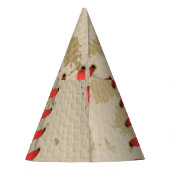 パーソナライズされたヴィンテージ野球名番号レトロ パーティーハット (裏面)