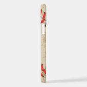 パーソナライズされたヴィンテージ野球名番号レトロ iPhoneケース (右側面)