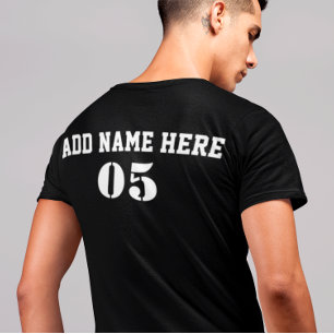 パーソナライズされたヴィンテージ野球名番号レトロ Tシャツ