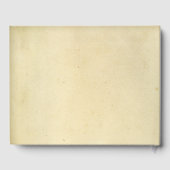 パーソナライズされたヴィンテージ金ゴールドフレ結婚ームのゲストブック ゲストブック (裏面)