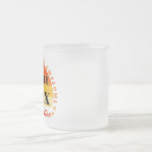 パーソナライズされたヴィンテージ限定版誕生日 フロストグラスマグカップ (中央)