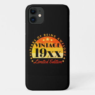 パーソナライズされたヴィンテージ限定版誕生日 iPhone 11 ケース