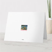 パーソナライズされたヴィンテージ雪だるまクリスマスカード カード (裏面)