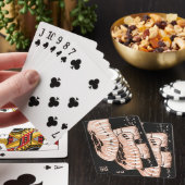 パーソナライズされたヴィンテージ黒 トランプ (インサイチュ)