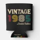 パーソナライズされたヴィンテージ1985年限定版クール 缶クーラー (裏面)