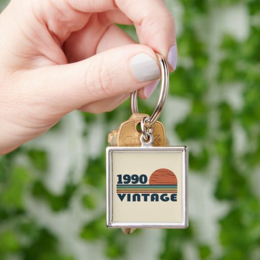 パーソナライズされたヴィンテージ35歳の誕生日プレゼント キーホルダー (手)