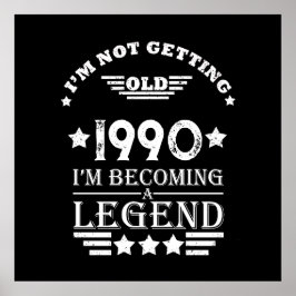 パーソナライズされたヴィンテージ35歳の誕生日プレゼント ポスター