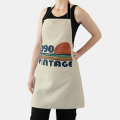 パーソナライズされたヴィンテージ35th誕生日パーティー エプロン (インサイチュ)