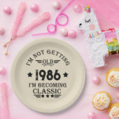 パーソナライズされたヴィンテージ35th誕生日パーティー ペーパープレート (パーティー)
