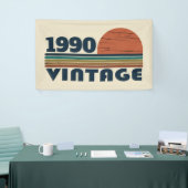 パーソナライズされたヴィンテージ35th誕生日パーティー 横断幕 (トレードショー)