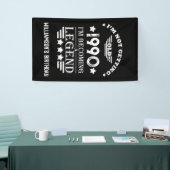 パーソナライズされたヴィンテージ35th誕生日パーティー 横断幕 (トレードショー)