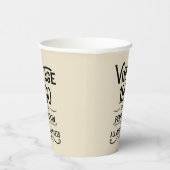 パーソナライズされたヴィンテージ35th誕生日パーティー 紙コップ (右)