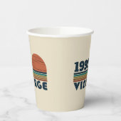 パーソナライズされたヴィンテージ35th誕生日パーティー 紙コップ (左)