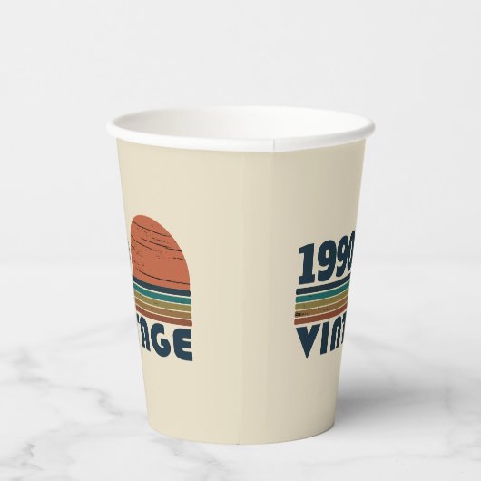 パーソナライズされたヴィンテージ35th誕生日パーティー 紙コップ (右)
