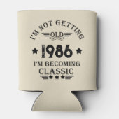 パーソナライズされたヴィンテージ35th誕生日パーティー 缶クーラー (裏面)