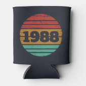 パーソナライズされたヴィンテージ35th誕生日パーティー 缶クーラー (正面)