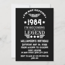 パーソナライズされたヴィンテージ40歳の誕生日ギフト白