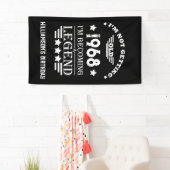 パーソナライズされたヴィンテージ55歳の誕生日パーティー 横断幕 (インサイチュ)