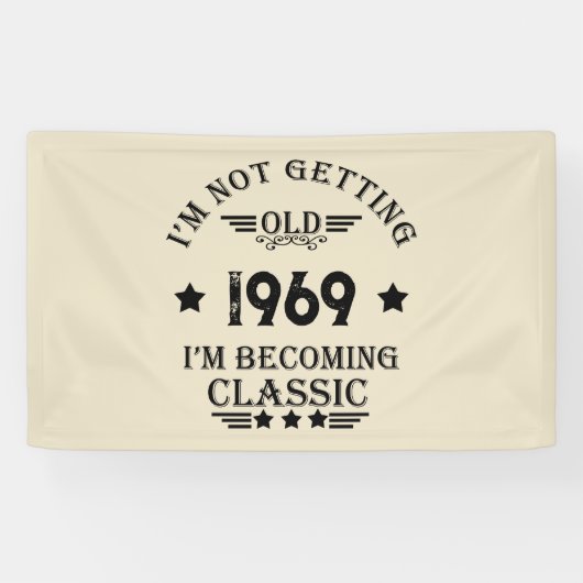 パーソナライズされたヴィンテージ55歳の誕生日パーティー 横断幕 (横)