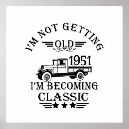 パーソナライズされたヴィンテージ65歳の誕生日パーティー ポスター