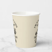 パーソナライズされたヴィンテージ65歳の誕生日パーティー 紙コップ (左)