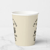 パーソナライズされたヴィンテージ65歳の誕生日パーティー 紙コップ (右)