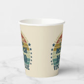 パーソナライズされたヴィンテージ65歳の誕生日パーティー 紙コップ (左)