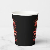 パーソナライズされたヴィンテージ65歳の誕生日パーティー 紙コップ (右)