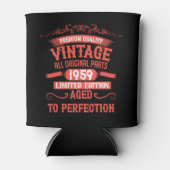 パーソナライズされたヴィンテージ65歳の誕生日パーティー 缶クーラー (正面)