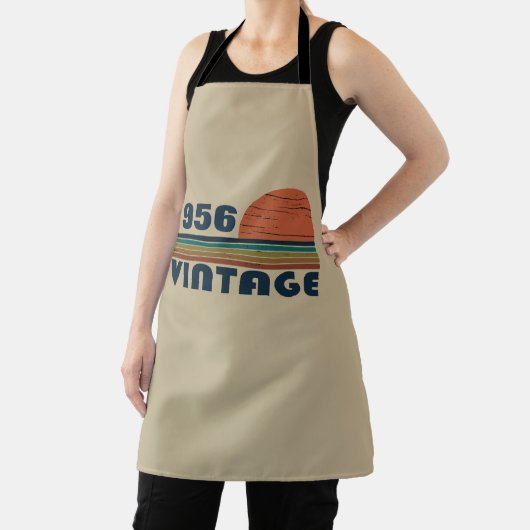 パーソナライズされたヴィンテージ65歳の誕生日プレゼント エプロン (インサイチュ)