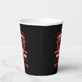 パーソナライズされたヴィンテージ75時間の誕生日パーティー 紙コップ (右)