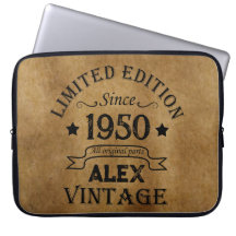 パーソナライズされたヴィンテージ75th誕生日パーティー