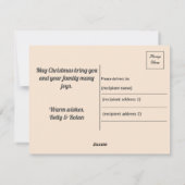 パーソナライズされたヴィンテージ シーズンカード (裏面)