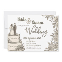 パーソナライズされたヴィンテージ スケッチ エレガント カリグラフィー