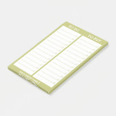 パーソナライズされた一覧 – 行う、行う買-緑 ポストイット (アングル)