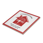 パーソナライズされた不動産仲介業者からクライアントへの新しいホーム タイル (側面)