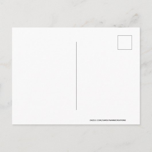 パーソナライズされた不動産仲介業者はがき ポストカード (裏面)