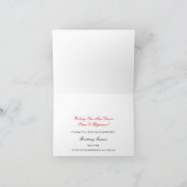 パーソナライズされた不動産仲介業者ホームフォーザホリデーズ シーズンカード (内部)