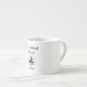 パーソナライズされた不気味スイーツ – ハロウィーン エスプレッソカップ (正面右)