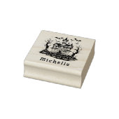 パーソナライズされた不気味モダンパンプキ幽霊のよく出るンハウス ラバースタンプ (スタンプ)