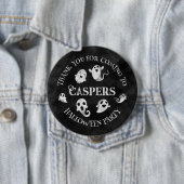 パーソナライズされた不気味幽霊ハロウィンボタンバッジ 缶バッジ (インサイチュ)