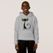 パーソナライズされた世紀半モダンばの黒猫 (正面フル)