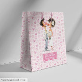 パーソナライズされた予測できな新婦抱き枕結婚ズ ミディアムペーパーバッグ